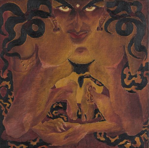 Priestress of the Fire Snake, par Steffi Grant. Extrait de The Cults of Shadow.