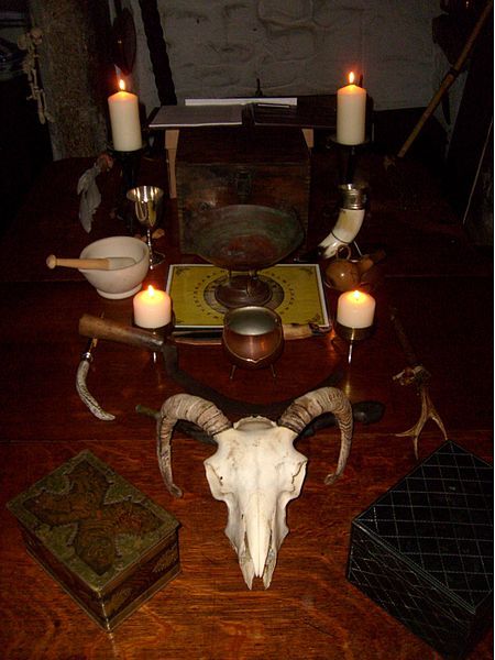 Pagan Alter & Witchcraft tools, Malcolm Lidbury (aka Pinkpasty), 2011.