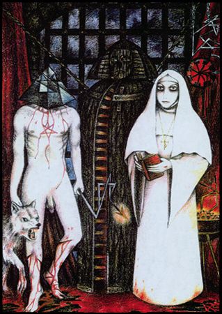 Sinister Tarot, Atu VII, Azoth. Christos Beest